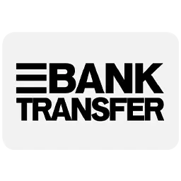 Mode de paiement Bank transfer